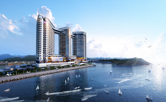 카시아 속초 투시도. <마스턴제88호속초피에프브이 제공>